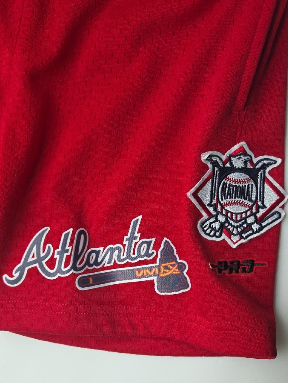 Atlanta Braves Red Kids Athletic Shorts - Picture 3 of 5